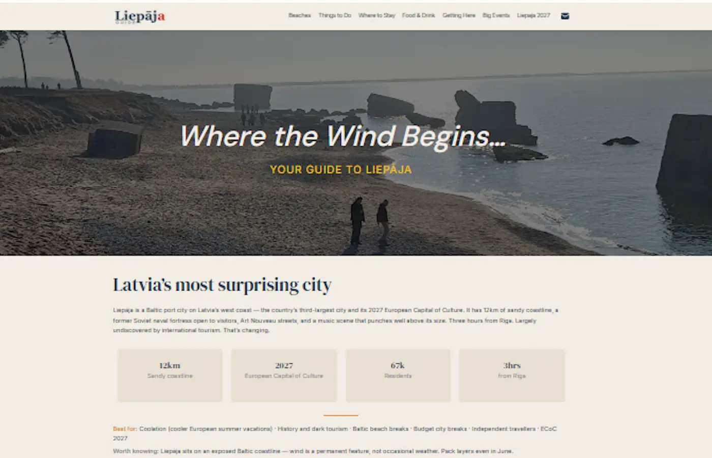 LiepajaGuide desktop