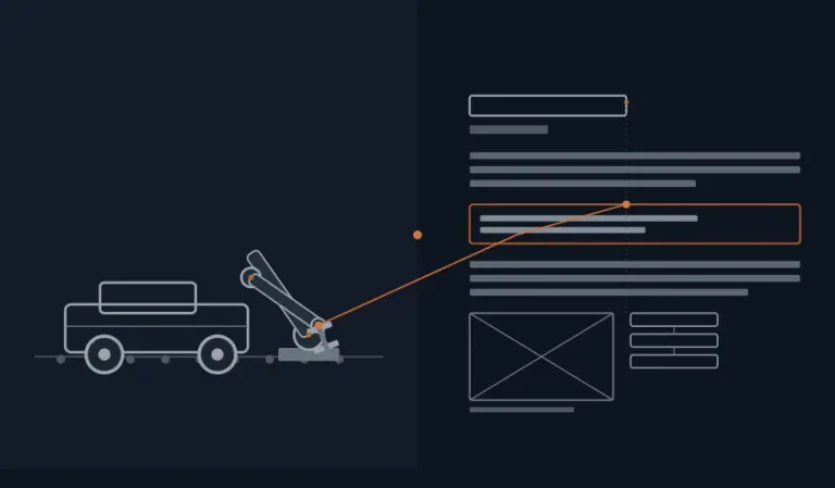 concept of AI replace content writers showing robot and text